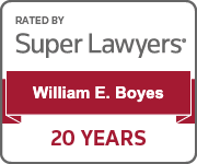 WilliamBoyes_20YearsSuperLawyerBadge